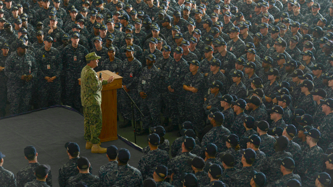 U.S. Navy Throws Out Blue Camouflage